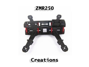 zmr 250 creazioni rc i veicoli la fotocamera drone fpv fpv250 il monte quadcopter xiaomi yi zmr250 3d print model - Mito3D