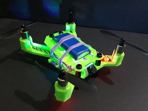 toad 110 mikro gerçek IS USM hubsan x4 motor dört rc araç charlesgershom drone multirotor quadcopter 3d print model - Mito3D