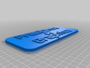 il mio segno personalizzata i segni loghi 3d print model - Mito3D