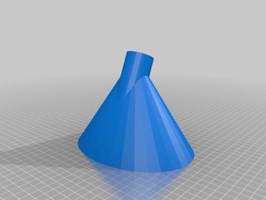 materialtrichter 35mm macchina strumenti 3d print model - Mito3D