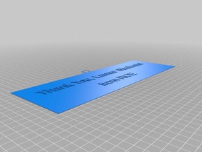 lamar signos logotipos personalizado 3d print model - Mito3D