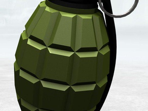 grenade container containers 3d print model - Mito3D