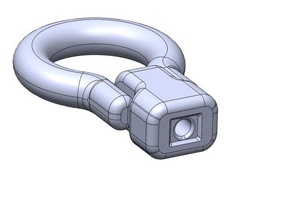 schwenkbare Gabel Schäkel sport im freien 3d print model - Mito3D