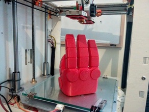 hellboys rechten hand doom repariert Requisiten 3d print model - Mito3D