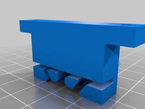 carriage belt holder prusa i3 3d printer parts 3d print model - Mito3D