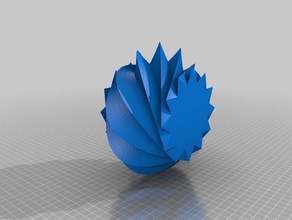 lissée vase l'art 3d print model - Mito3D