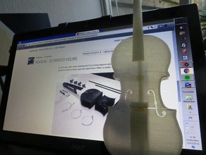 stampato hovalin musica 3d print model - Mito3D