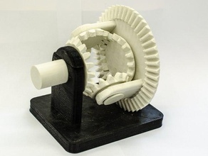 differential engineering 3d print model - Mito3D