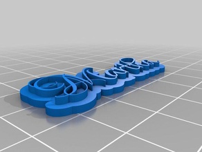 meine angepasste 3d-Typenschild Skulpturen 3d print model - Mito3D
