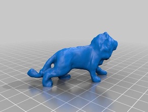 lion les analyses des répliques makerbotdigitizer 3d print model - Mito3D