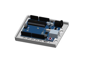 arduino uno working case plate electronics 3d print model - Mito3D