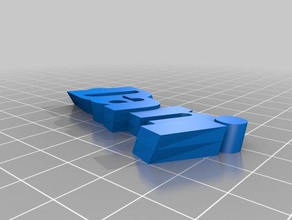 dani llavero v2 llaveros personalizado 3d print model - Mito3D