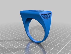 bague chevali&egravere 3d de l'imprimante accessoires 3d print model - Mito3D