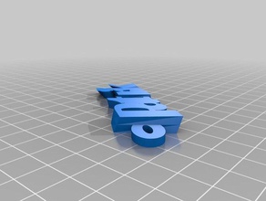 patrik Schlüsselanhänger v1 angepasst 3d print model - Mito3D