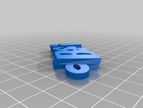 b&eacuteci llavero v1 llaveros personalizado 3d print model - Mito3D