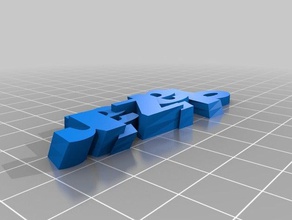 l&aacutez&aacuter Schlüsselanhänger v1 angepasst 3d print model - Mito3D