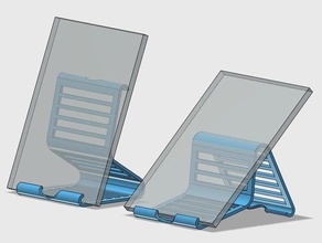 versátil multi-ângulo de telefone suporte para tablet ipad iphone stand a cozinha samsung 3d print model - Mito3D
