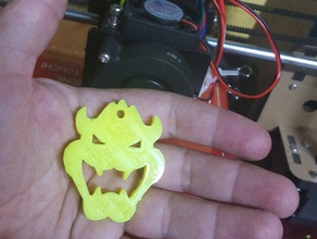 bowser keychain games mario 3d print model - Mito3D
