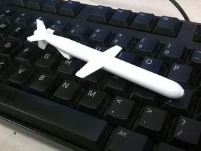 model bgm-109 tomahawk missile toys games cruise 3d print model - Mito3D
