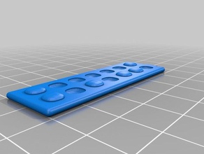 my customized binary nametag accessories 3d print model - Mito3D