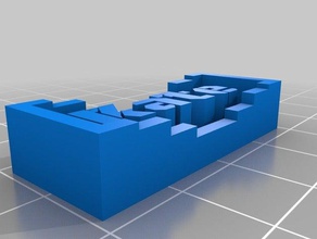 kate de aprendizagem personalizado 3d print model - Mito3D