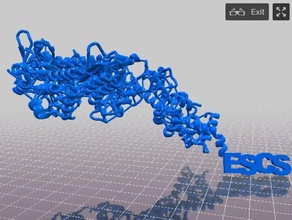 miyozin miosina estrutura 3d baskı 3d print model - Mito3D