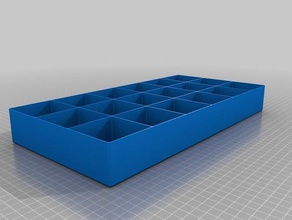 model maker paint tray organization customized 3d print model - Mito3D