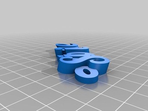 robert luc keychains customized 3d print model - Mito3D