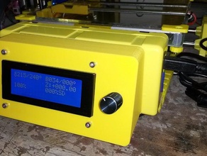 print rite display box 3d printing case controller lac lcd print-rite printrite 3d print model - Mito3D