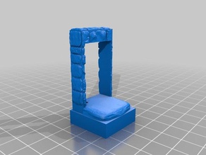 openforge 1x1 pequeña puerta de teja juguete juego accesorios 3d print model - Mito3D