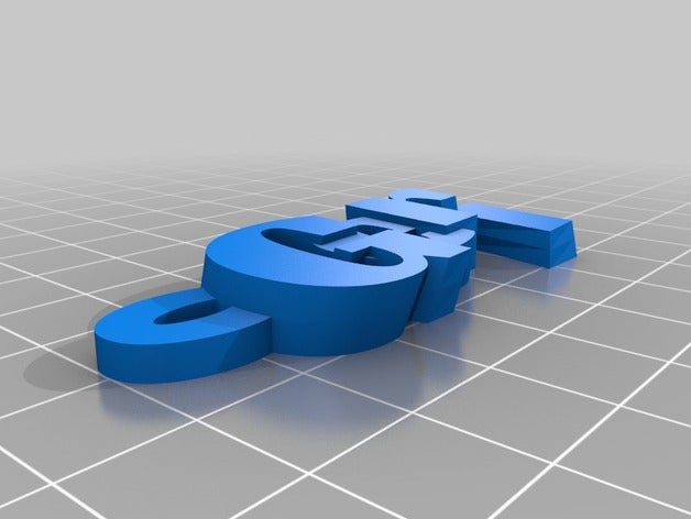 geri keyring v1 keychains customized 3D print model - Mito3D