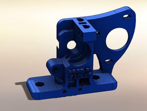 robo 3d r1 modificado extrusora e3d v6 de la impresora extrusoras robo3d wade 3d print model - Mito3D