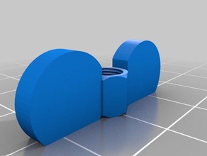 wing nut 3x20 parts customized 3d print model - Mito3D