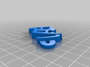 laia gloria alleluya llaveros personalizado 3d print model - Mito3D