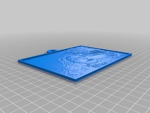 sapnin ir 2d a arte personalizado 3d print model - Mito3D