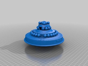 wcufo divertido 3d la impresión billy meier gefo nave espacial 3d print model - Mito3D