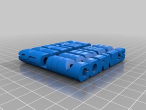 Meilen cornils block Skulpturen angepasst 3d print model - Mito3D