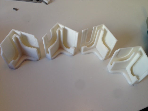 tantillus ultius oberen Ecken Zimmer Abstandshalter 3d Drucker Teile einfach schieben top gt2 3D print model - Mito3D