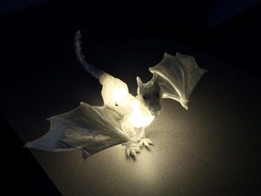 ode braq dragonlight up mini led string sculptures 3d print model - Mito3D