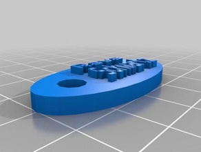 rayas clave de la cadena otros personalizado 3d print model - Mito3D