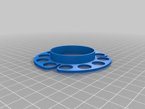 cable spool top customizer other 3d print model - Mito3D