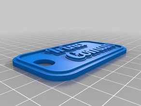 irina coman Schlüsselanhänger angepasst 3d print model - Mito3D