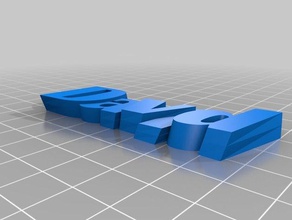 david Anahtarlık v1 özelleştirilmiş 3d print model - Mito3D