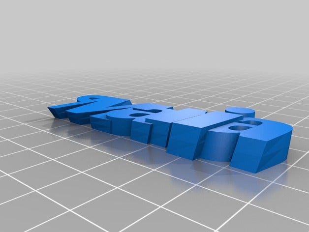 maria Anahtarlık v1 özelleştirilmiş 3D print model - Mito3D