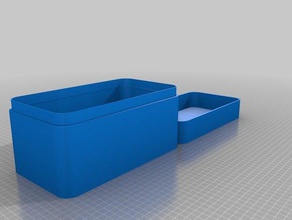 caixa completa recipientes personalizado 3d print model - Mito3D