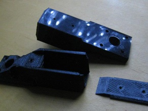 15mm de carbono del tubo montaje motor 3d impresión 3d print model - Mito3D