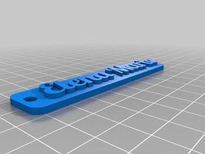 elena marie-Schlüsselanhänger angepasst 3d print model - Mito3D