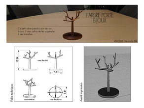 larbre &agrave bijoux 3d stampa 3d print model - Mito3D