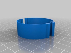 il mio personalizzati chiusura più semplice cinturino bracciali 3d print model - Mito3D