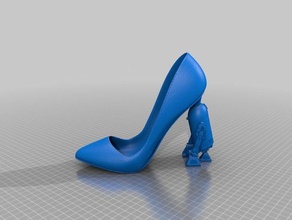 r2d2 high heel 3d drucken 3d print model - Mito3D